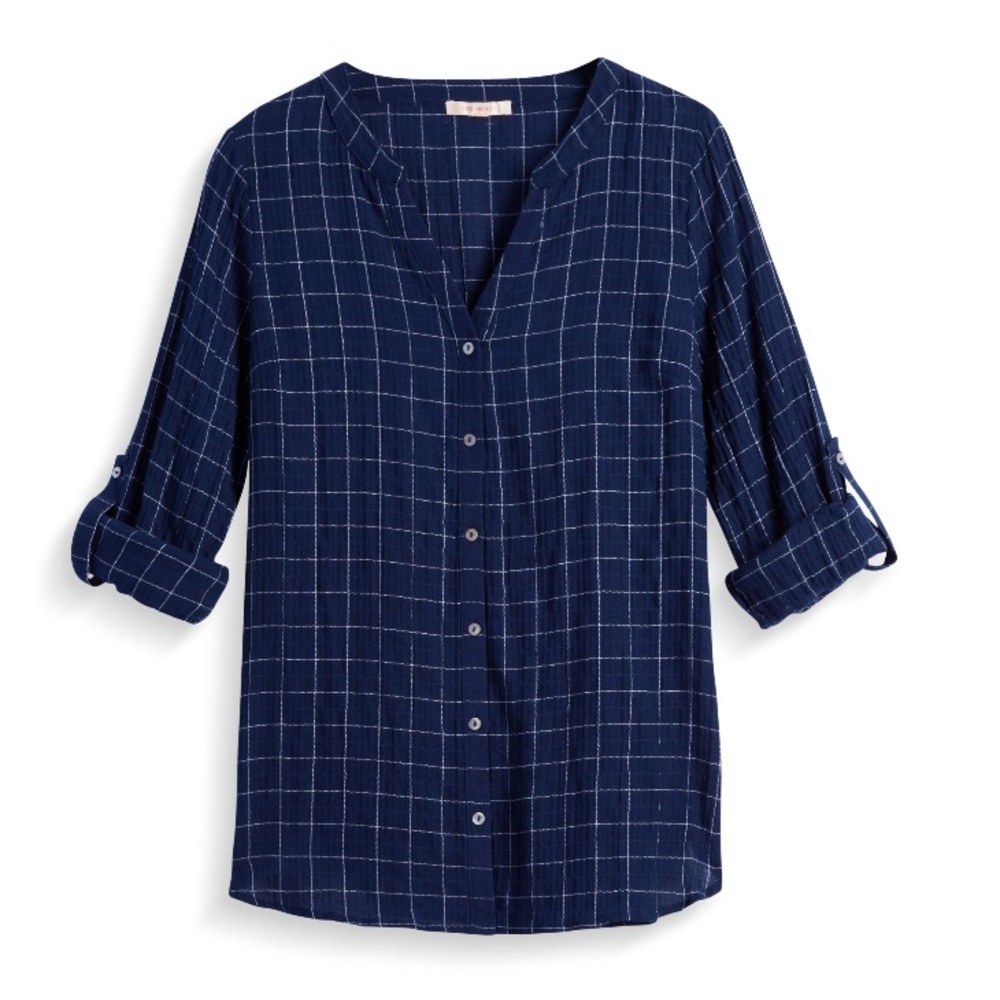 Women’s 3/4 Sleeve Button Down